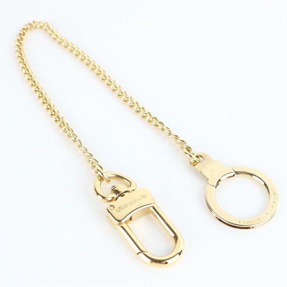 Louis Vuitton Chenne Anocre Keychain Keyring Gold M58021 - Picture 8 of 8